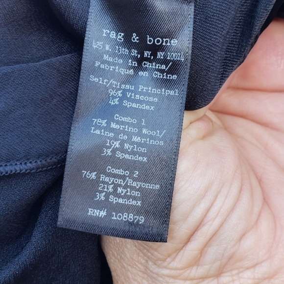 RAG & BONE‎ Mock Neck Mini Dress - Picture 10 of 10